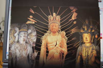 法華寺国宝十一面観音立像