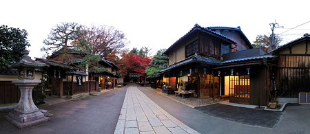 2011年12月6日 今宮神社　門前茶屋　パノラマ写真