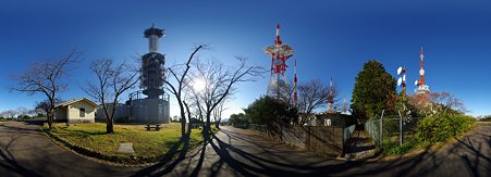 2011年11月25日　日本平　電波鉄塔群　360度パノラマ写真