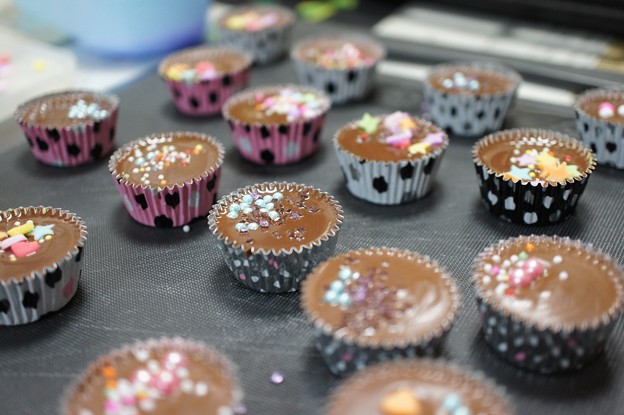 星入りカップチョコ達