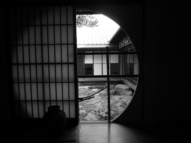 旧木下家住宅(モノクロ)