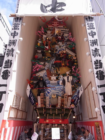 12 博多祇園山笠 飾り山 中州流 決戦のぼうの城(けっせんのぼうのしろ)2012年 写真画像