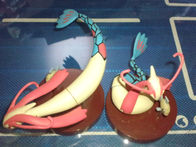 立体ポケモン図鑑 1/40フィギュア ヒンバス・ミロカロス