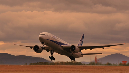 夕焼けのTake Off
