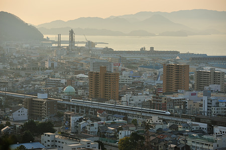１００系　三原俯瞰(1)