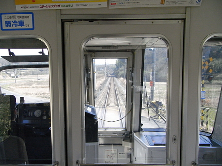 221系の車内(木津→加茂)2