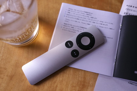 2012.06.21　居間　Apple TV　設定完了
