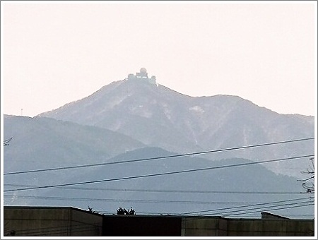 雪の帽子