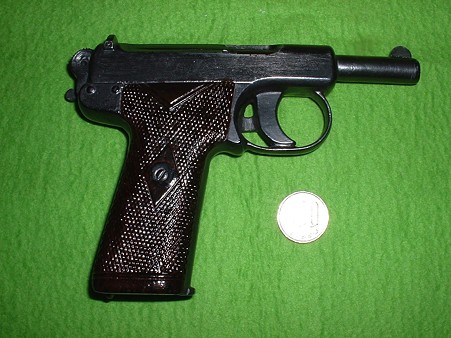 中田商店 ホルスター型崩れ防止用文鎮 「ウェブリー&スコット M1906」 右側面 Doburoku-TAO